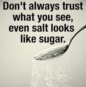 Salt or Sugar